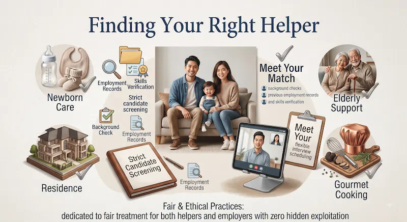 Finding the right match for families and helpers